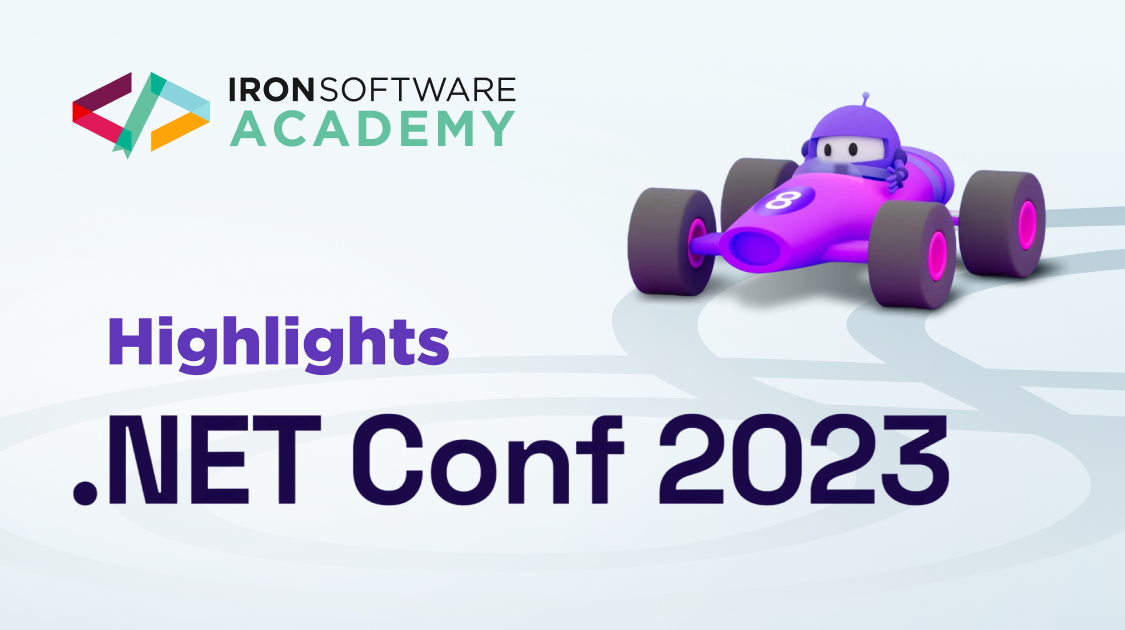 Iron Software는 .NET Conf 2023에 함께하게 되어 자랑스럽습니다.